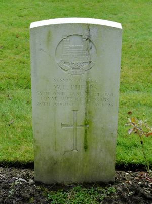 CWGC Headstone - Gunner Walter Frederick Phelps, 55th Anti-Tank Regiment.