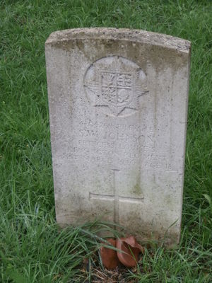 CWGC Headstone - Private S W JOHNSON, 2nd Kensingtons.