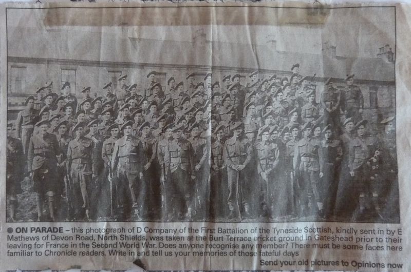 D Company 13th April 1940