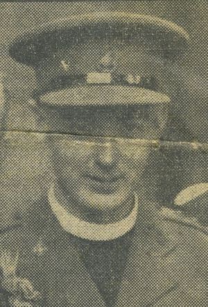 Captain Richard Newcombe CRAIG M.C. - Chaplain 1st Tyneside Scottish.