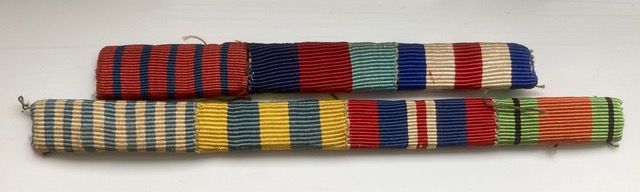 File:Medal Ribbons of Maj A H G Gibbon RA.jpeg