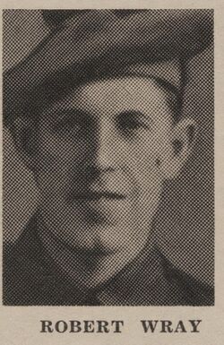 Private Robert Wray, 1st Tyneside Scottish.