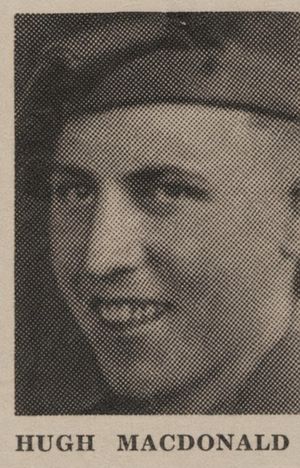 Private Hugh Macdonald , 1st Tyneside Scottish.