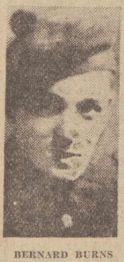 Private Bernard Burns, 1st Tyneside Scottish